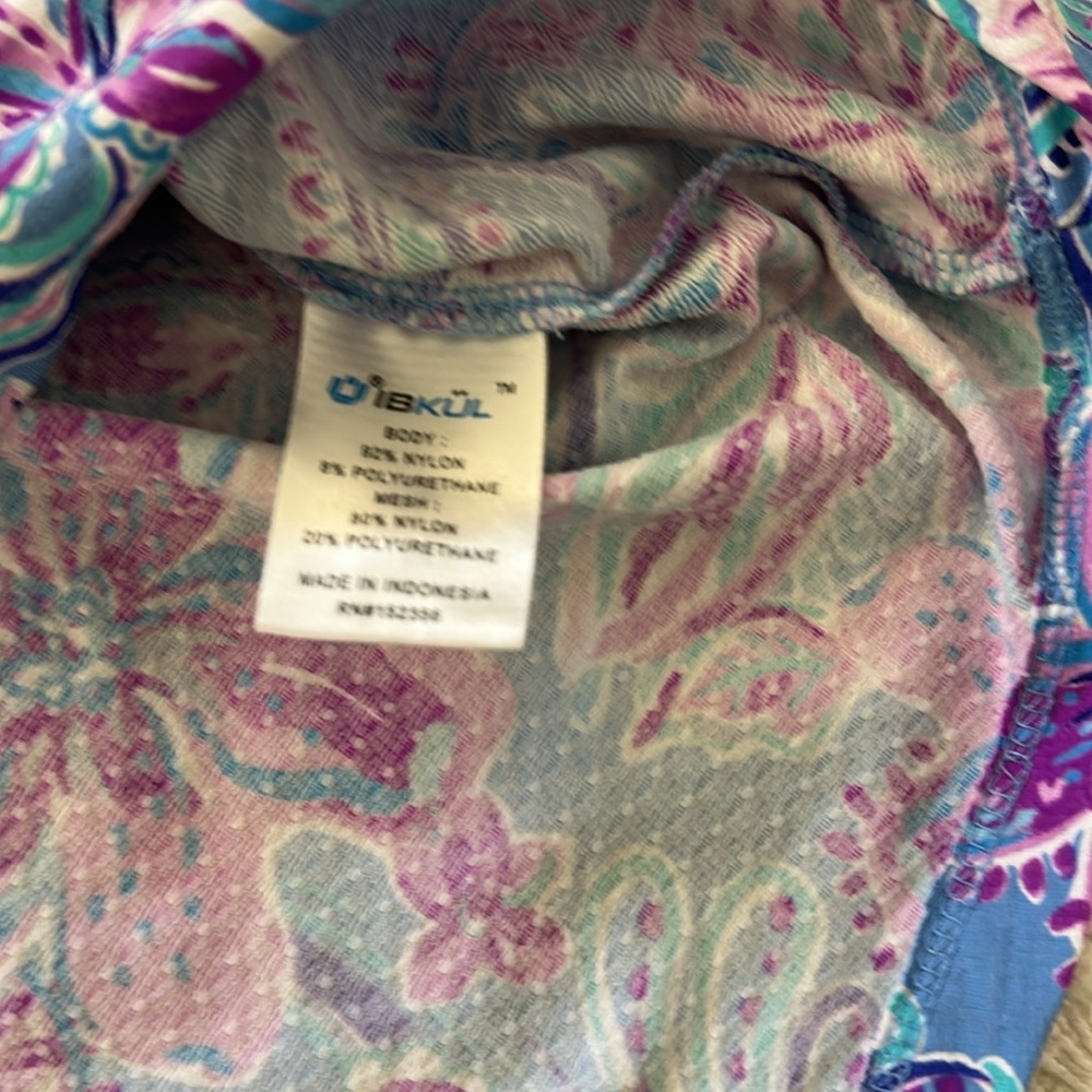 IBKUL Womens Allie Lavender Long Sleeve Sun Protection Cooling Athletic Shirt L - Picture 6 of 6